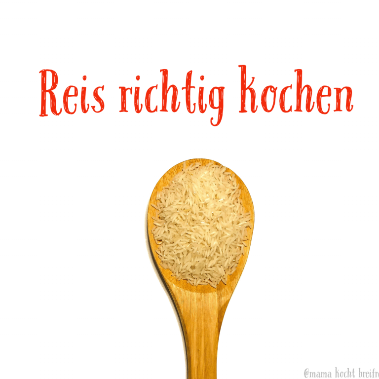 Reis richtig kochen