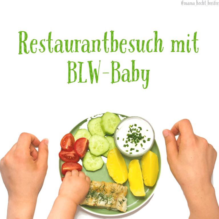 Restaurantbesuch mit BLW-Baby
