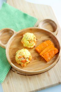 Lachsbällchen mit Kartoffeln für breifrei Babys und Kleinkinder