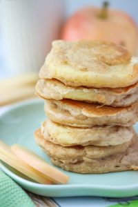 Gesunde Apfelringe Pancakes für Kinder und Familie