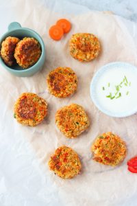 Gemüsebratlinge mit Haferflocken