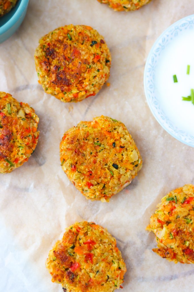 Bunte Gemüsebratlinge