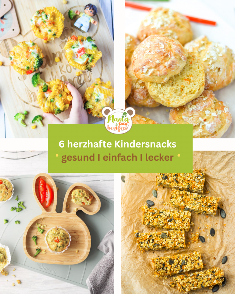 6 herzhafte Snacks für Kinder – einfach & alltagstauglich